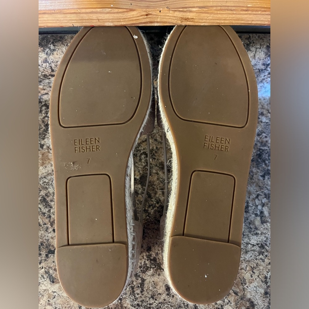Eileen Fisher Lee Suede d'Orsay Espadrilles - Picture 2 of 5